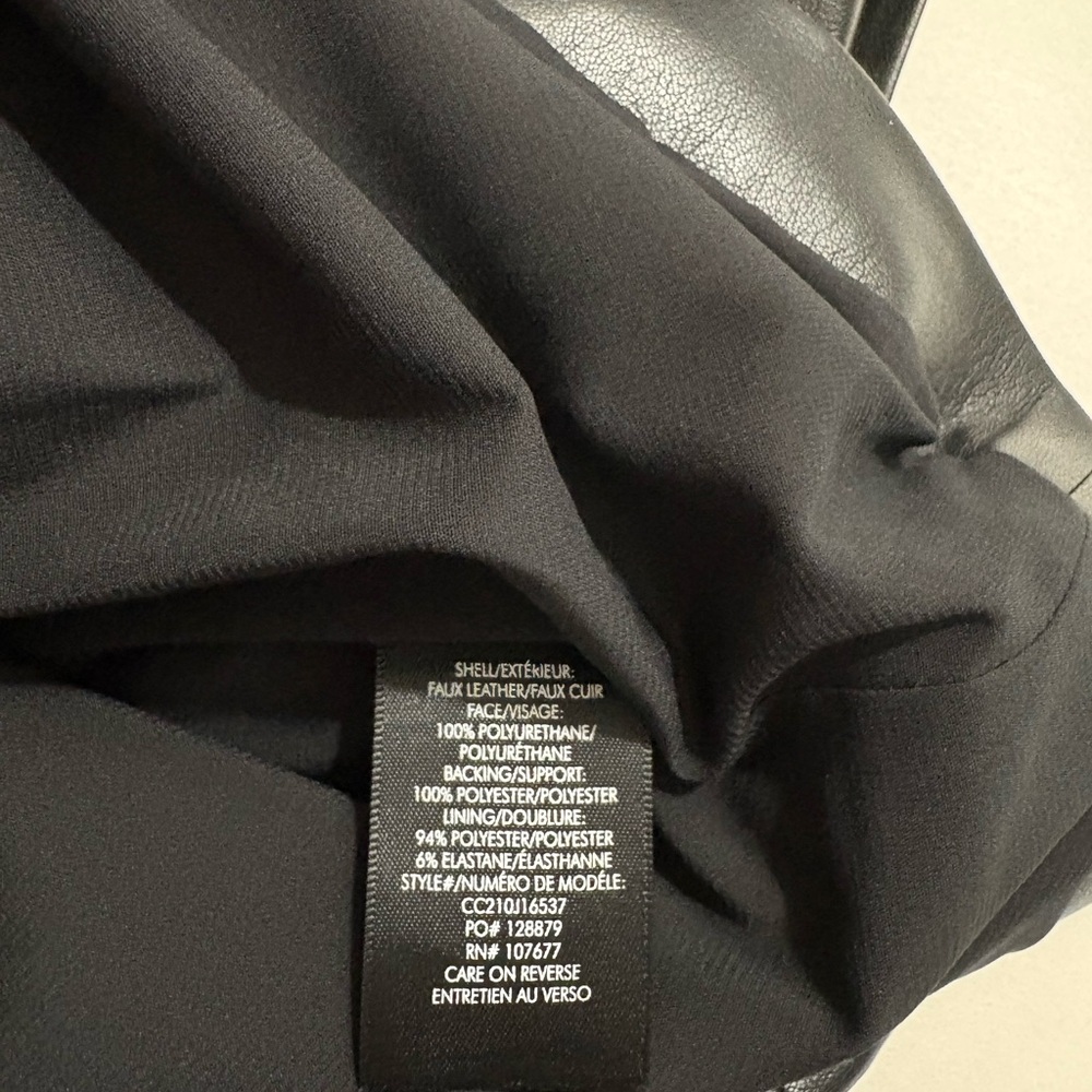 Alice + Olivia Faux Leather Midi Dress - Picture 5 of 8